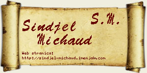 Sinđel Michaud vizit kartica